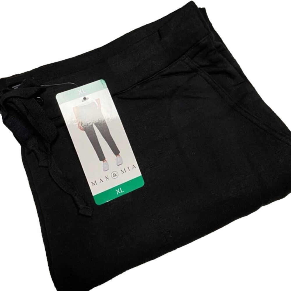 Max & Mia Women's Pants Live in Black Size XL NWT